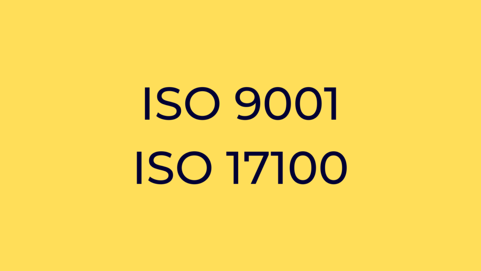 Výhody ISO certifikovanej prekladatelskej agentury