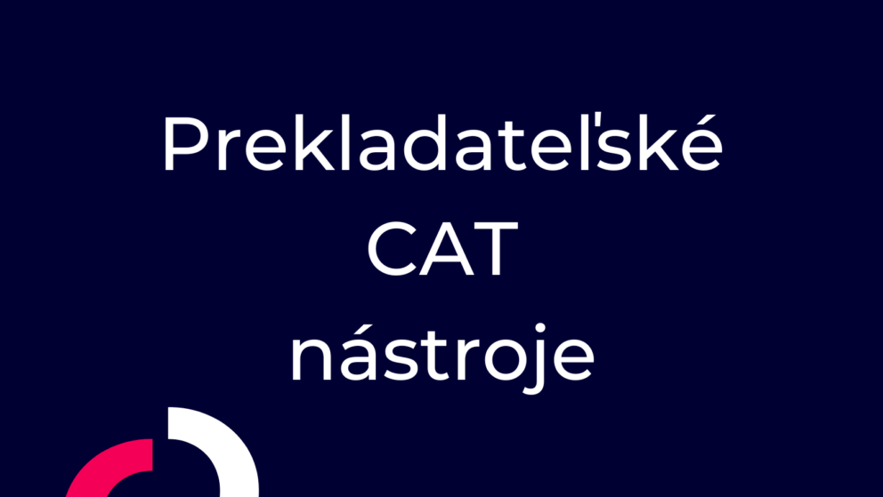 Prekladateľské nástroje CAT